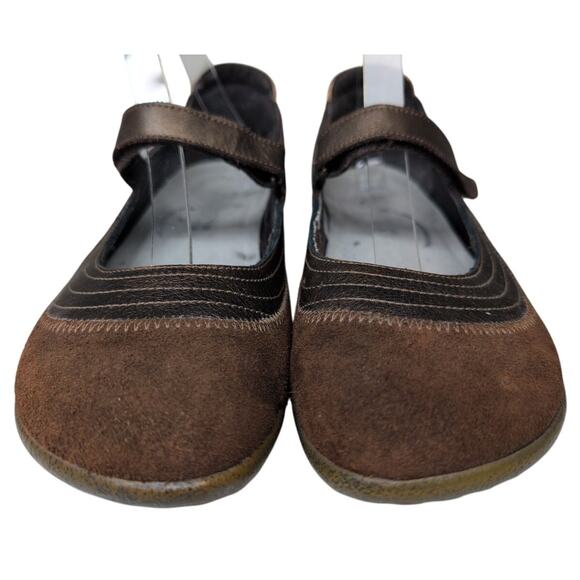 Naot Kirie Copper Mary Jane Comfort Brown Suede Flats 8.5/EU 39 Comfort Walking - Picture 3 of 7